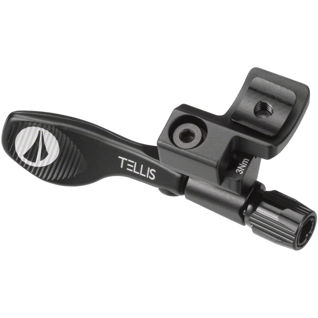 Tellis Dropper Post Remote - Adjustable, I-Spec EV Mount and Hardware, Black