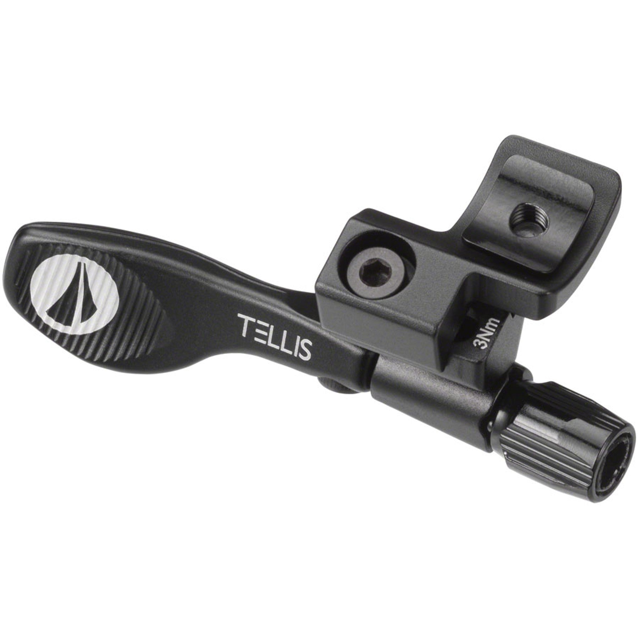 Tellis Dropper Post Remote - Adjustable, I-Spec EV Mount and Hardware, Black