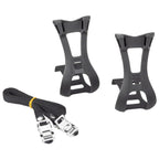 Toe Clips & Straps Set