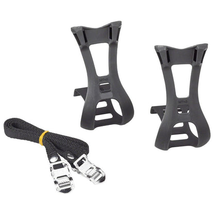 Toe Clips & Straps Set