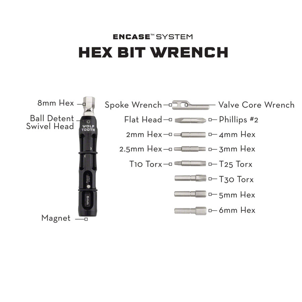 EnCase System Hex Bit Wrench Multi Tool