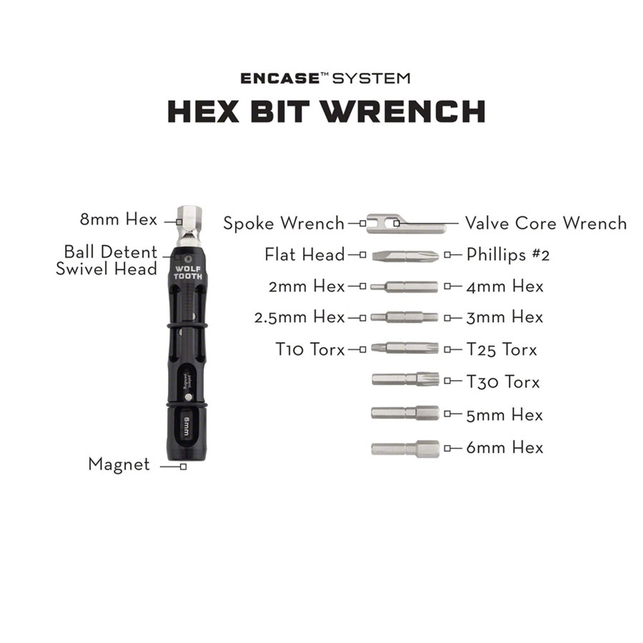 EnCase System Hex Bit Wrench Multi Tool