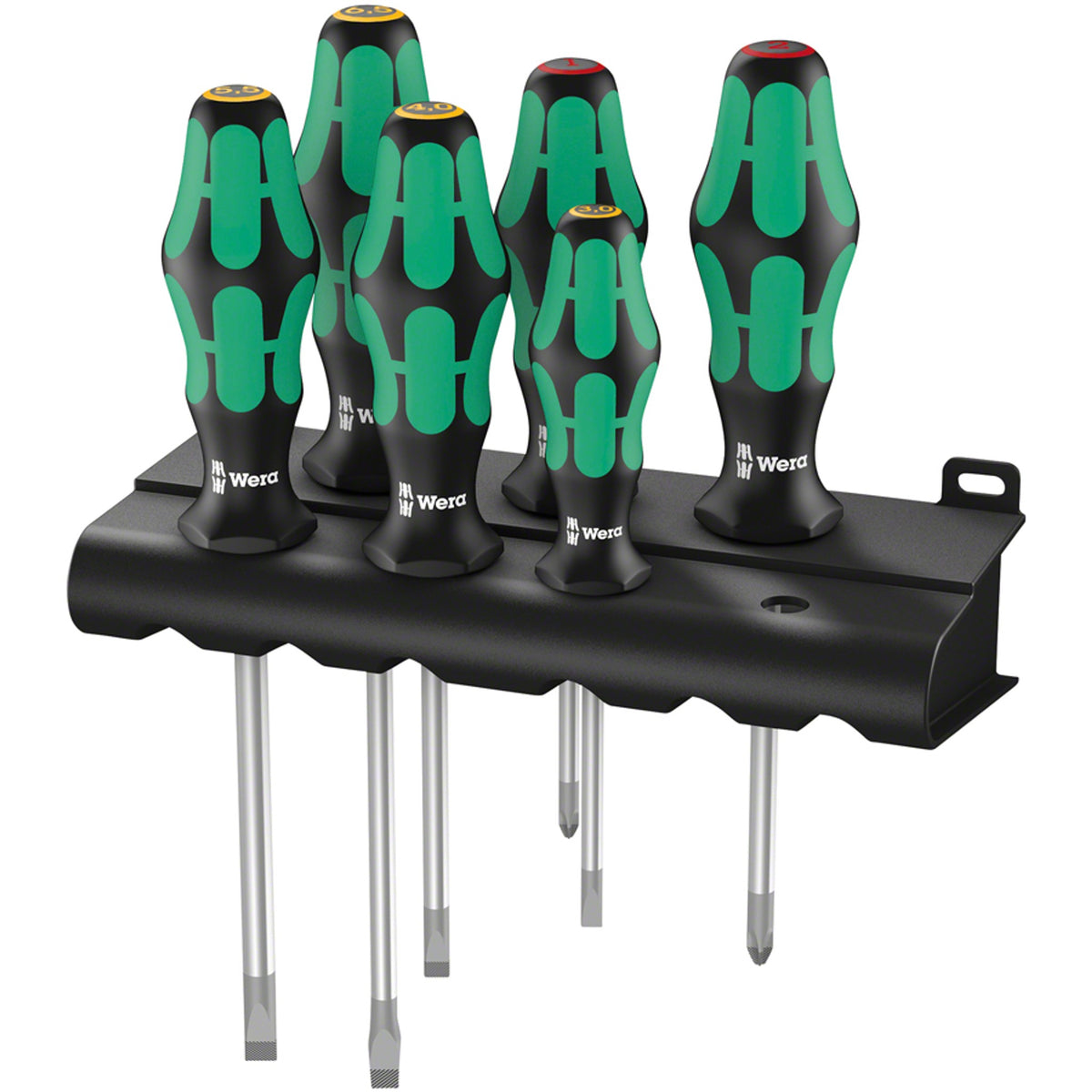 334/6 Rack Screwdriver Set - Kraftform Plus Lasertip And Rack