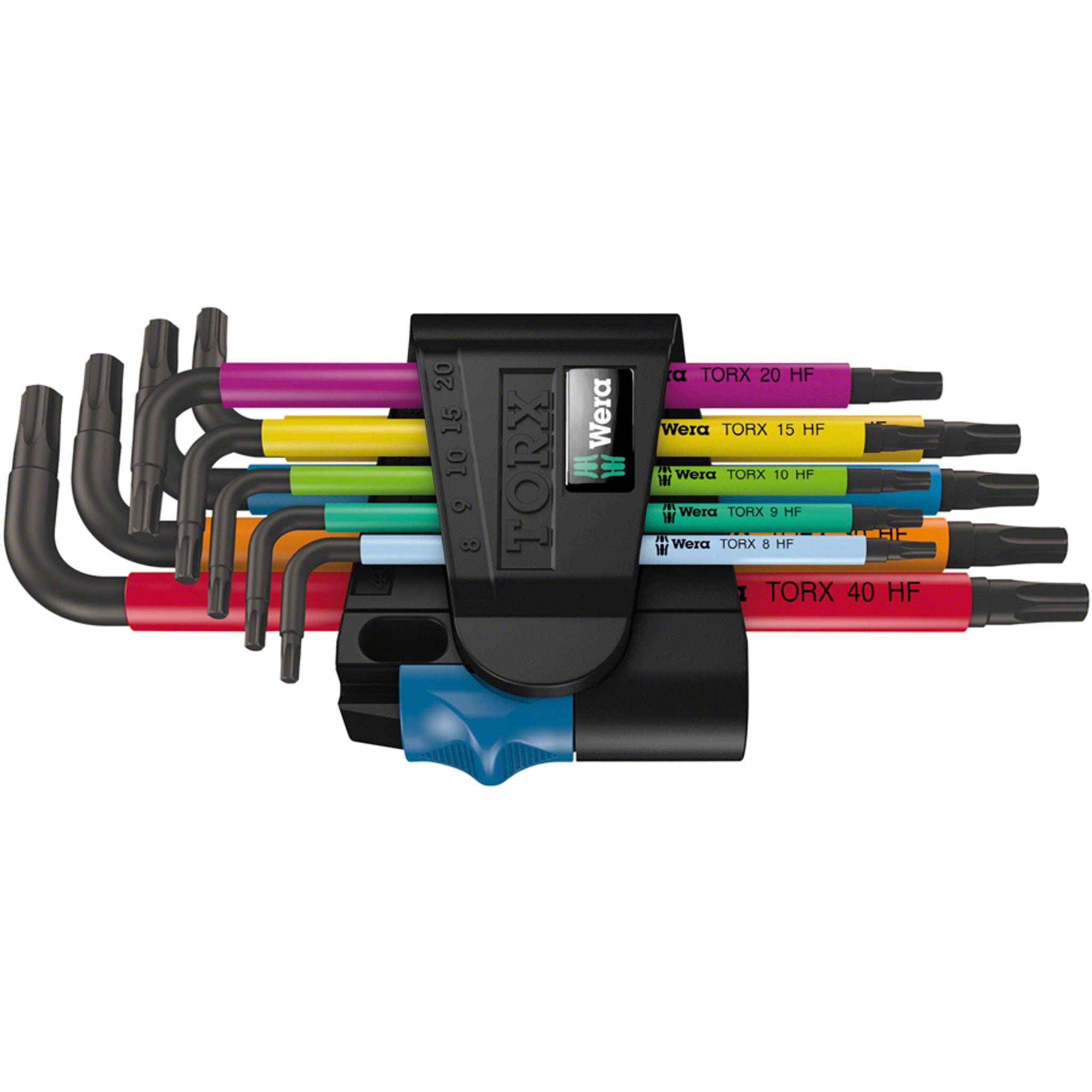 967/9 TX HF 1 L-Key Torx Wrench Set - 9 Piece, with Holder, Multicolor