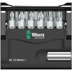 Bit-Check 12 Metal 1 Bit Holder and Bit Set - 1/4" Drive