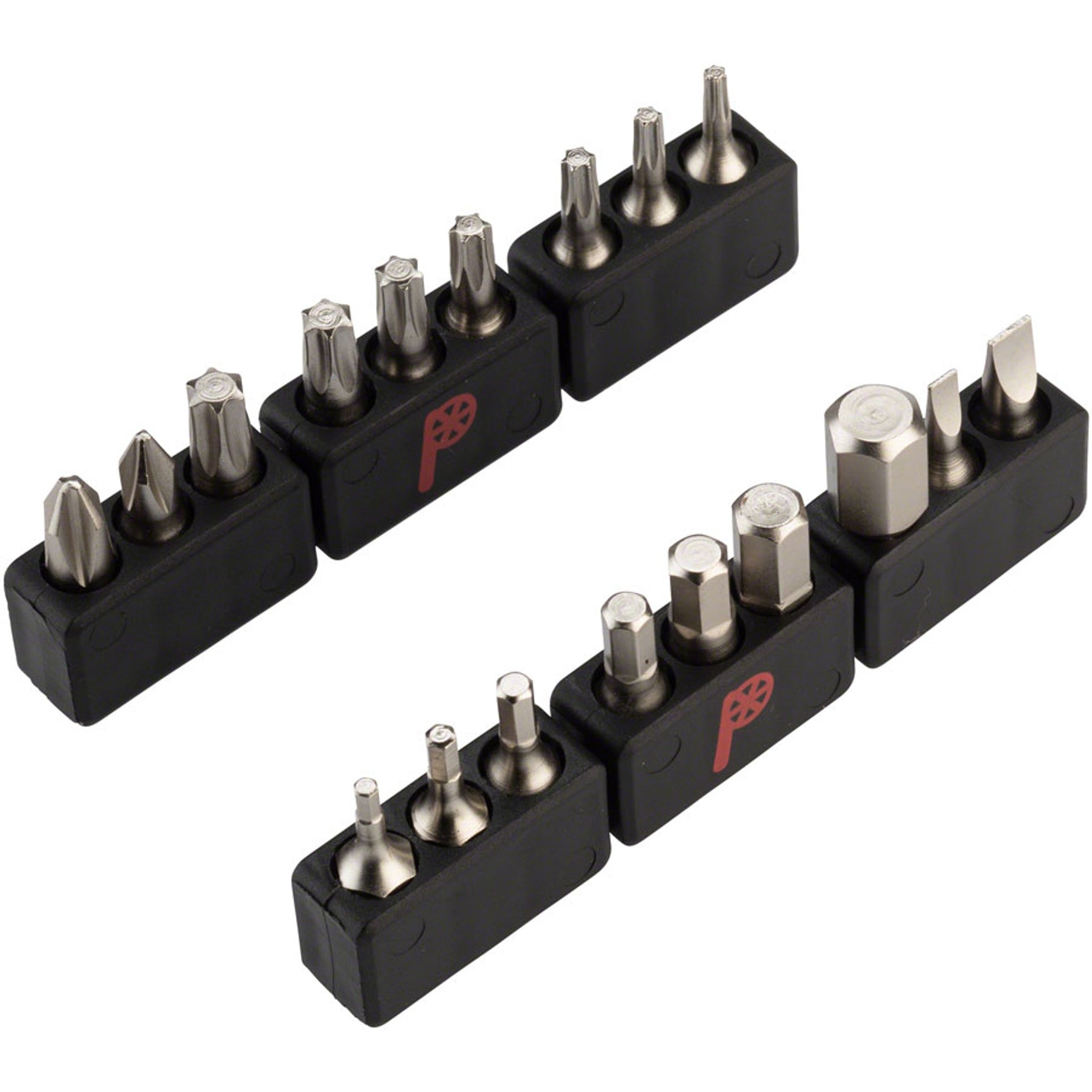 Bicycle Tool Bits, 18 Piece Pro Nickel Plated S2 Bit Set