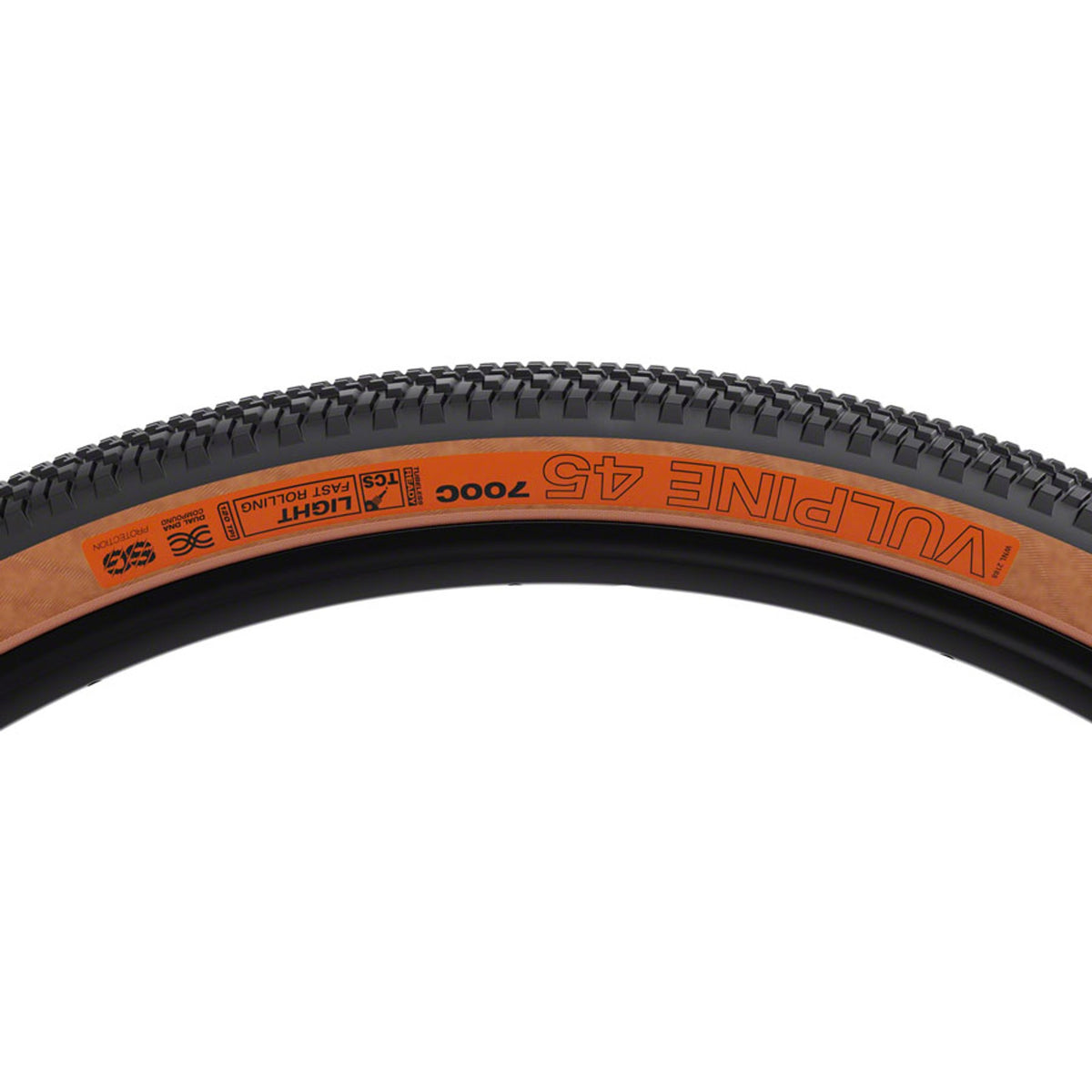 Vulpine Tire - TCS Tubeless - Light/Fast Rolling - Folding - Tubeless Ready Clincher - Dual