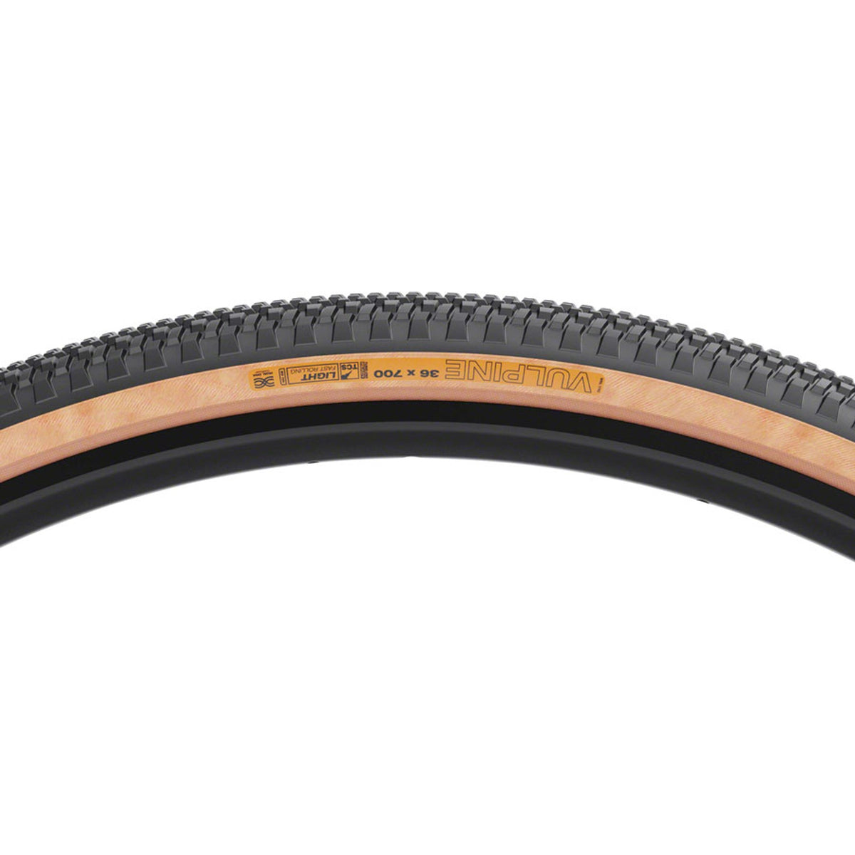 Vulpine Tire - TCS Tubeless - Light/Fast Rolling - Folding - Tubeless Ready Clincher - Dual
