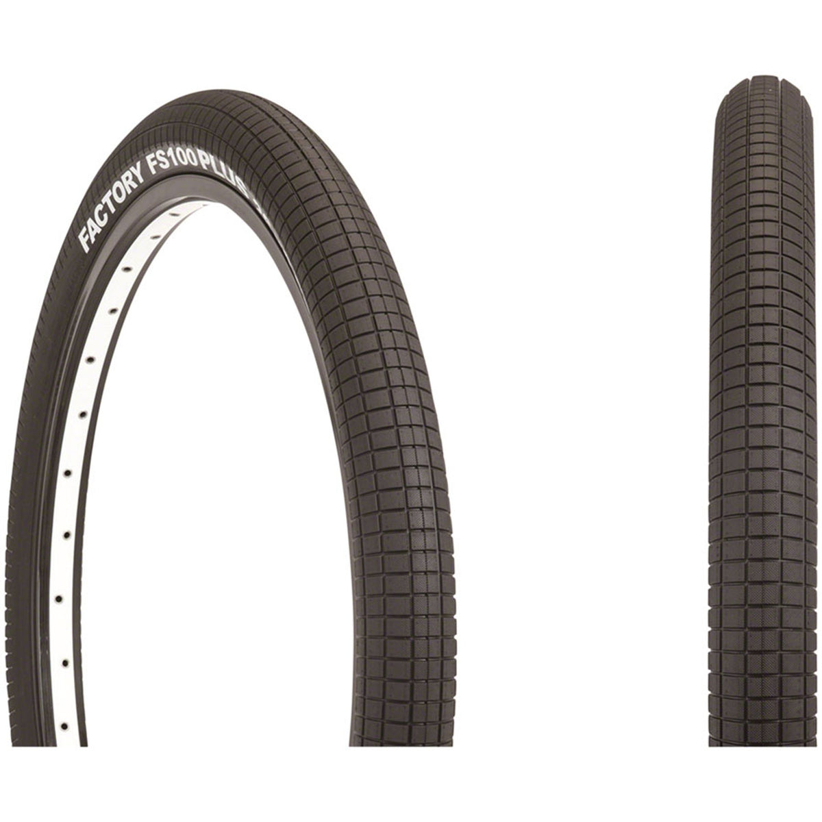FS100 Plus Tire - 26 x 2.25, Clincher, Wire, Black, 60tpi