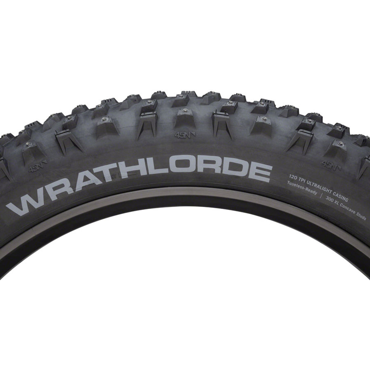 Wrathlorde Tire - 120 TPI - Folding - Tubeless Ready Clincher - Black