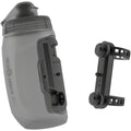TWIST Deluxe Water Bottle Cage Set - Universal  Base Mount, Strap On, 450ml, Smoke