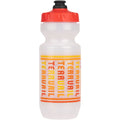 Teravail Scroll Water Bottle - Clear/Red, 22oz