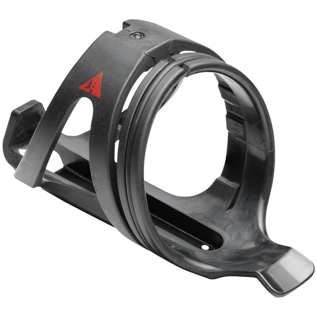 Axis Grip Water Bottle Cage - Garmin Mount, Nylon/Glass, Black