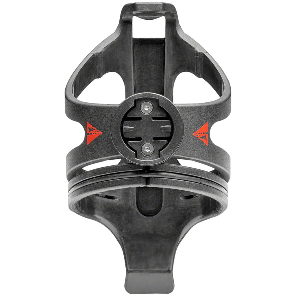 Axis Grip Water Bottle Cage - Garmin Mount, Nylon/Glass, Black