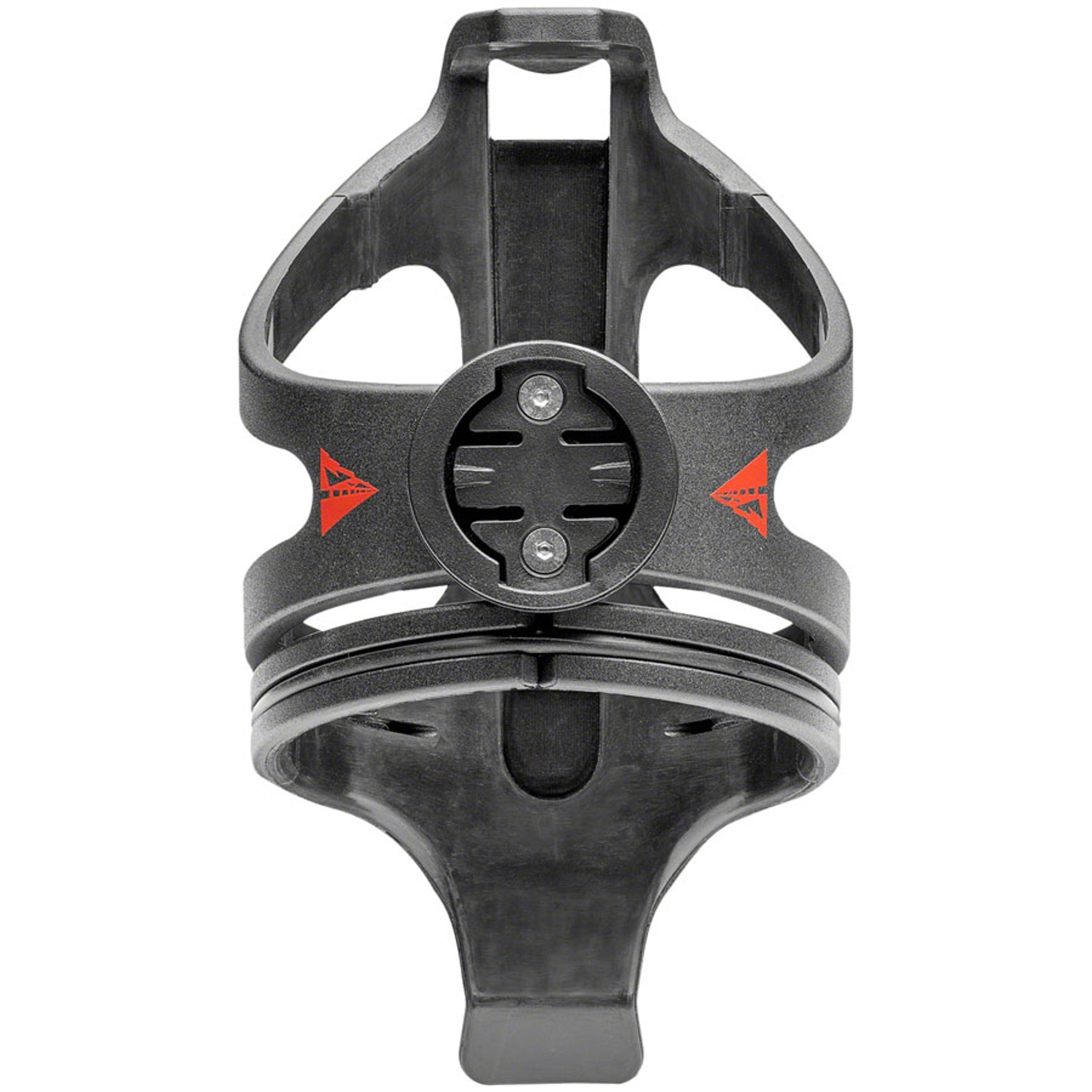 Axis Grip Water Bottle Cage - Garmin Mount, Nylon/Glass, Black