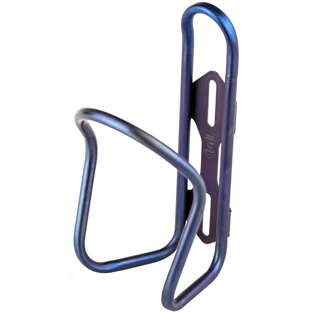Anodized Titanium Bottle Cage