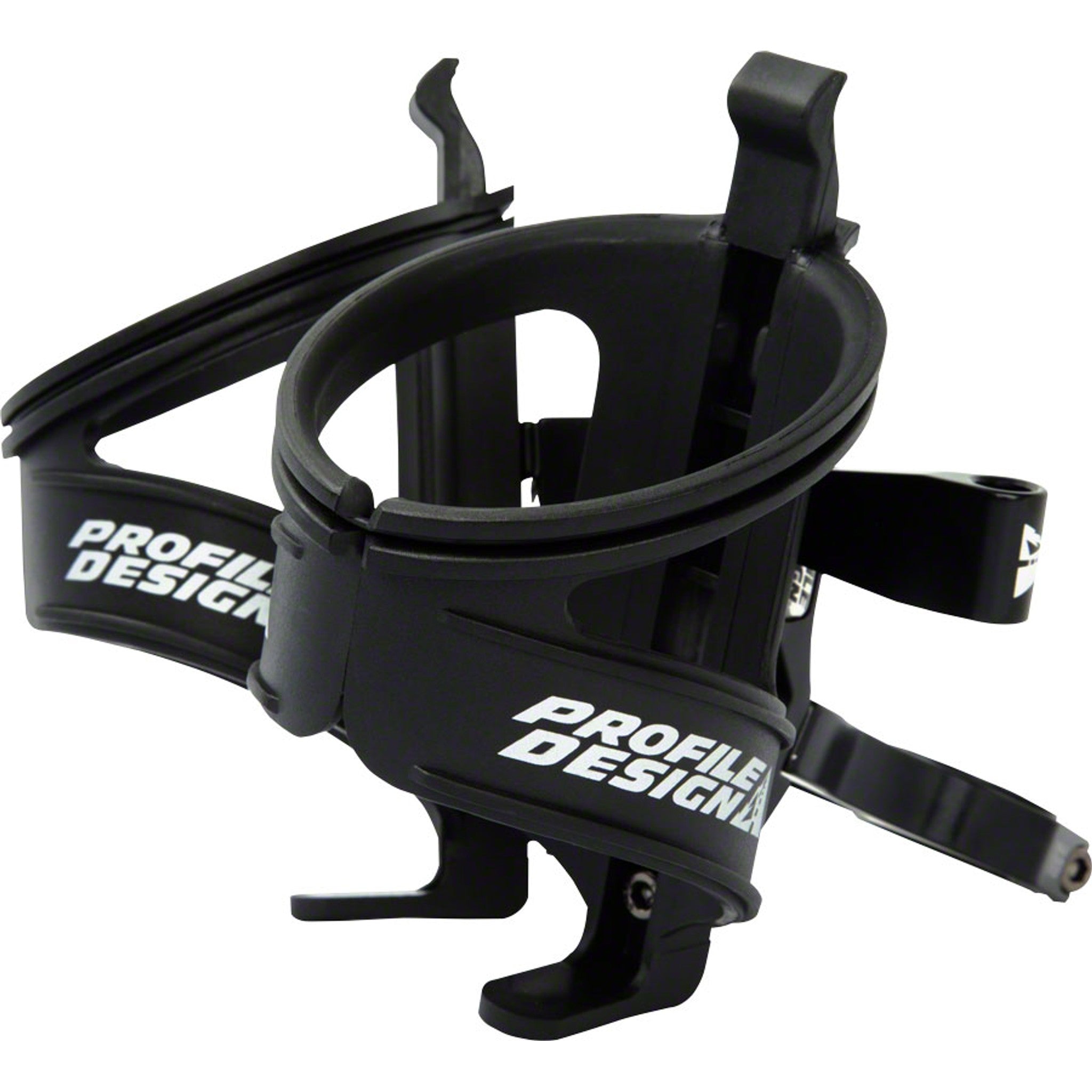 Aqua Rack ii Dual Water Bottle Cage with Co2 Cartridge mount: Seatpost mounted, Matte Black