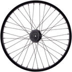 Hybrid Rear Wheel - 20", 14 x 110mm, 36H, 9T Freecoaster, Right Side Drive, Nylon Hubguards, Black
