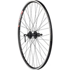 TK535/Deore Rear Wheel - 700, QR x 135mm, 6-Bolt Disc, Rim Brake, HG 10, Black, Clincher, 36H