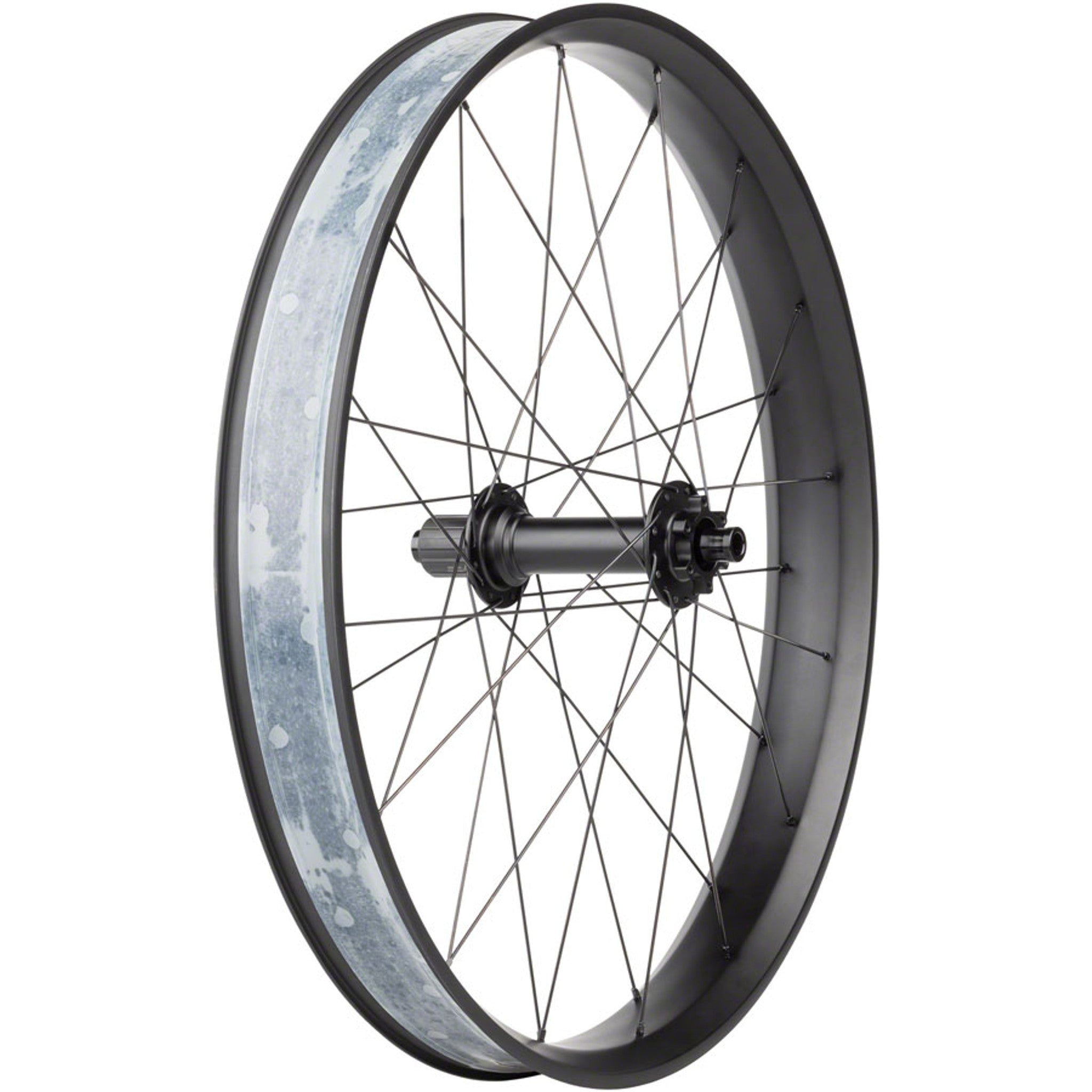 Alex CF-1 Carbon Bear Pawl Rear Wheel - 26" Fat, 12 x 197mm, 6-Bolt, HG 11, Black