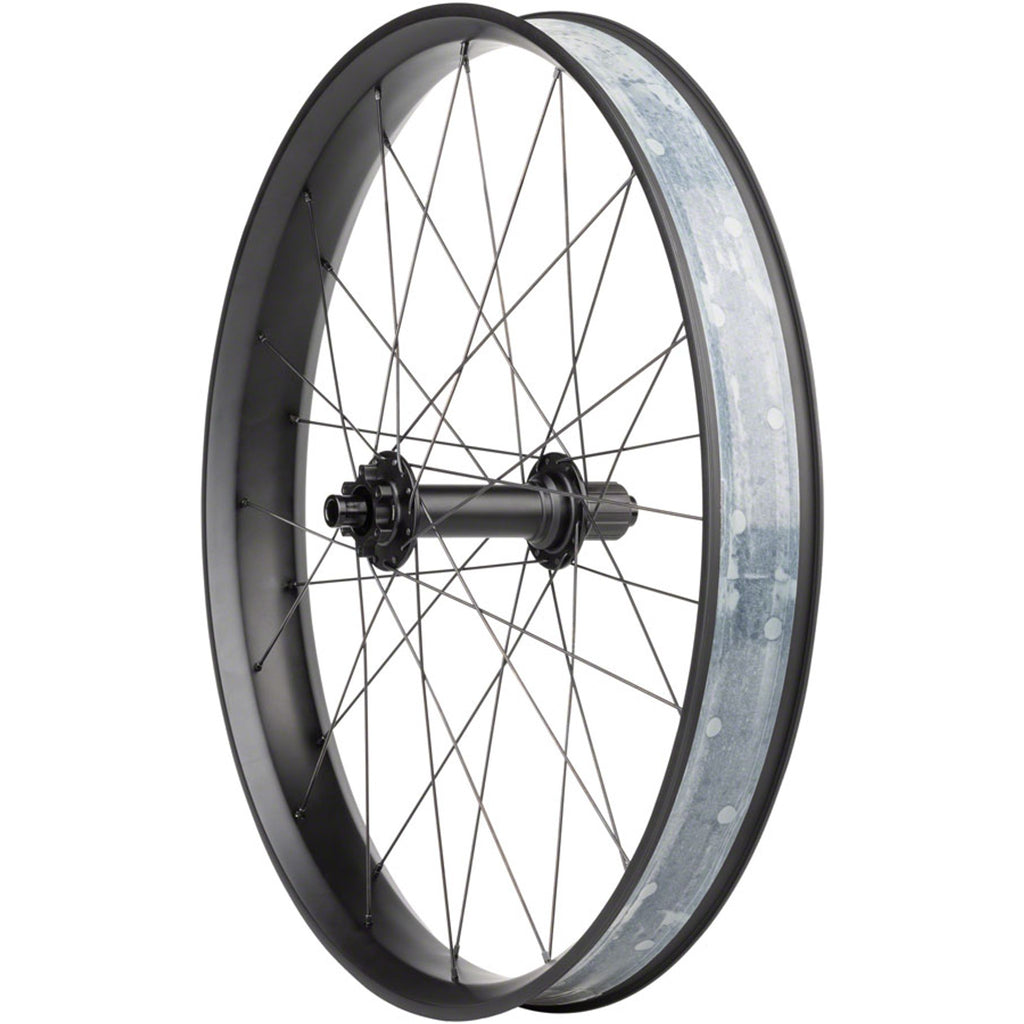 Alex CF-1 Carbon Bear Pawl Rear Wheel - 26" Fat, 12 x 197mm, 6-Bolt, HG 11, Black