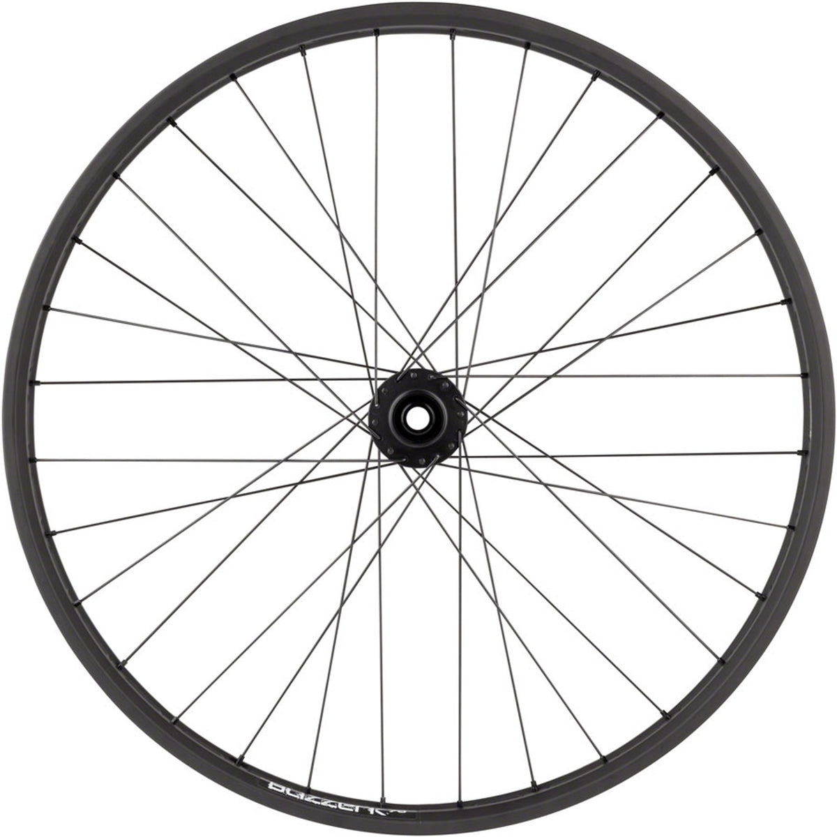 Blizzerk Front Wheel - 6-Bolt - 32H - Black - 6-Bolt Disc - 64mm internal - Tubeless Ready Clincher