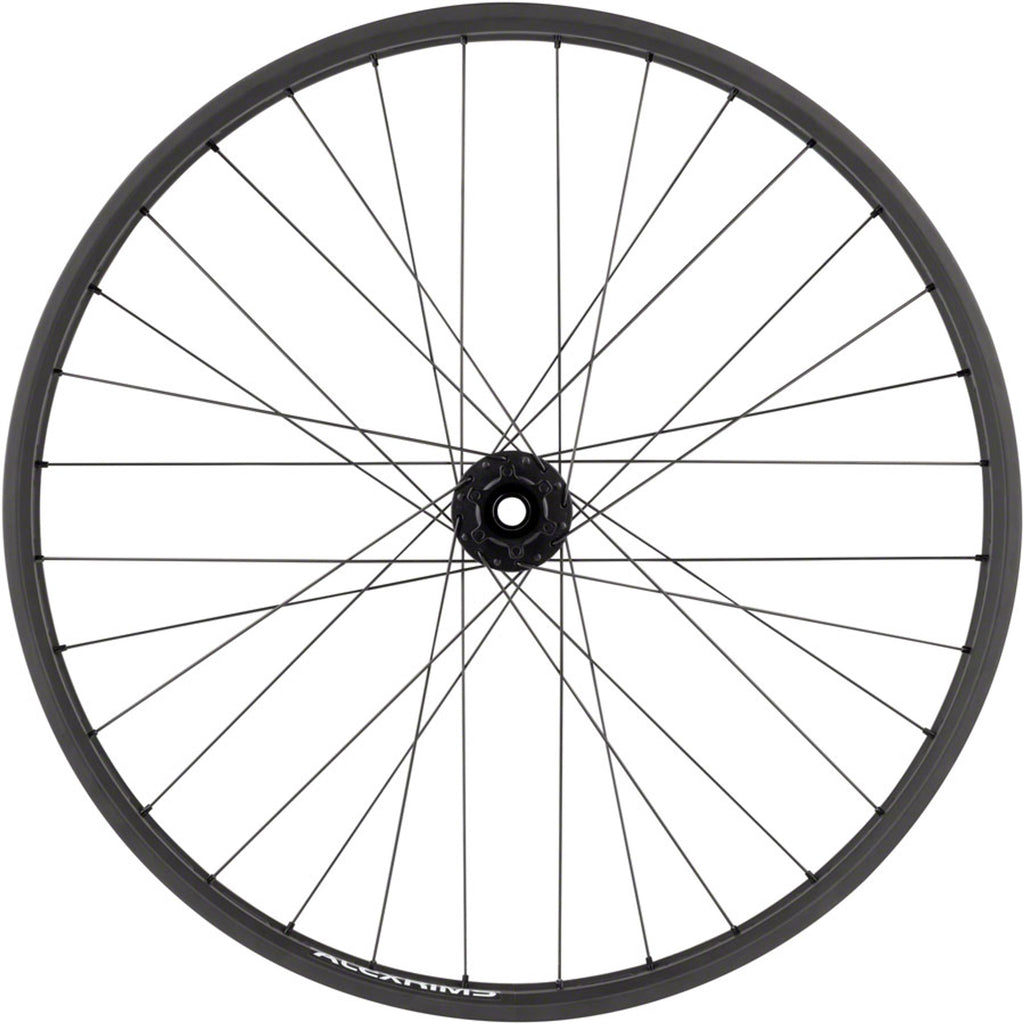 Blizzerk Front Wheel - 6-Bolt - 32H - Black - 6-Bolt Disc - 64mm internal - Tubeless Ready Clincher