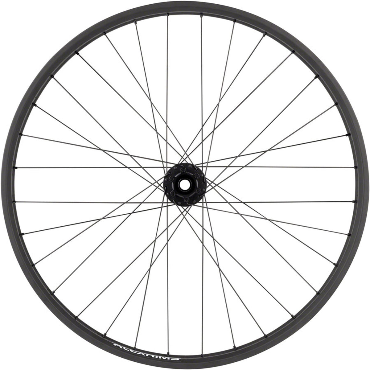 Blizzerk Front Wheel - 6-Bolt - 32H - Black - 6-Bolt Disc - 64mm internal - Tubeless Ready Clincher