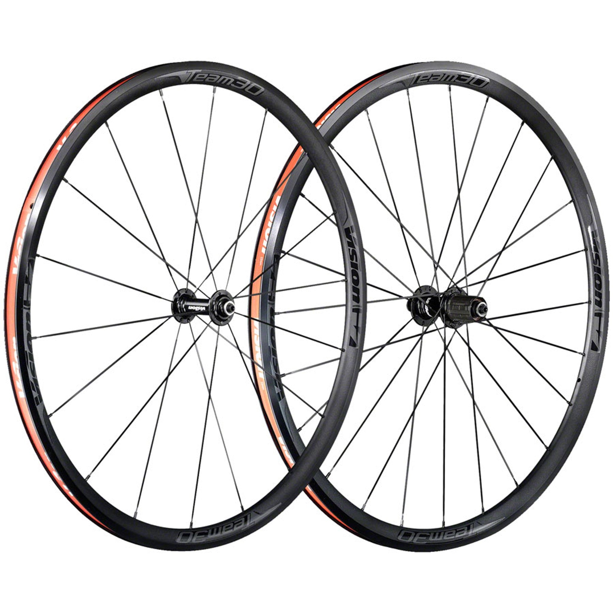 Team 30 Comp TL Wheelset - 700C, QR x 100/130mm, Rim Brake, HG 11, Black