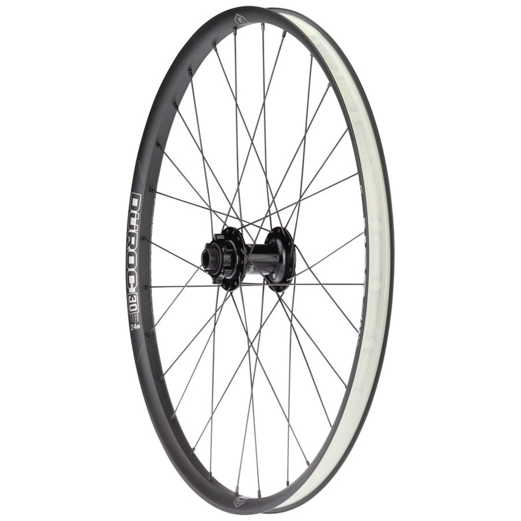 Duroc 30 JUNIT Front Wheel - 24", 15/QR x 100mm, 6-Bolt, Black