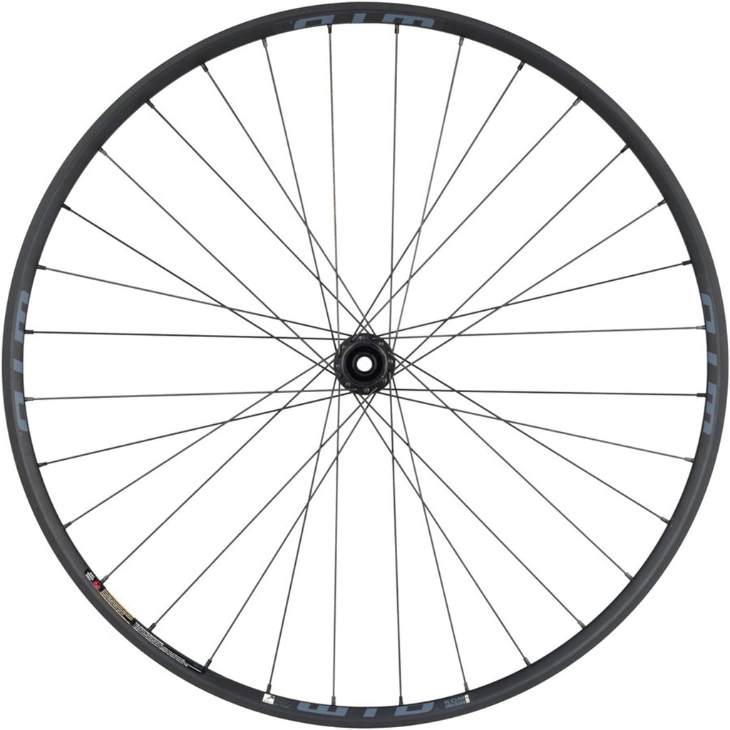 Bear Pawls / WTB KOM i23 Front Wheel - 700c, 12 x 100mm, Center-Lock, Black