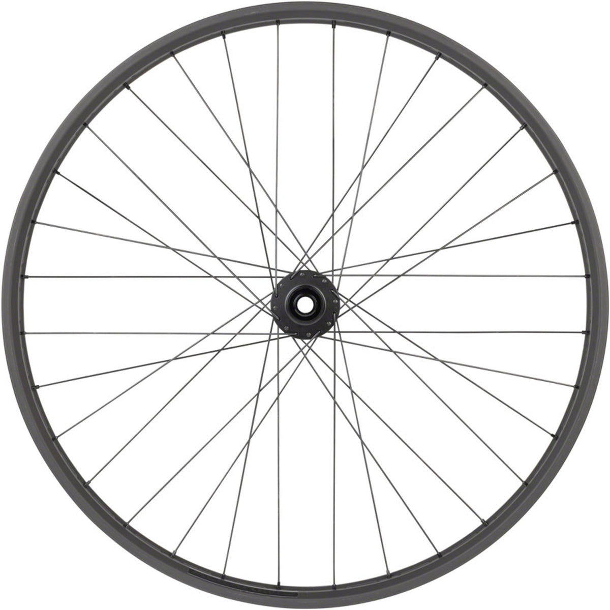 Blizzerk Front Wheel - 6-Bolt - 32H - Black - 6-Bolt Disc - 64mm internal - Tubeless Ready Clincher