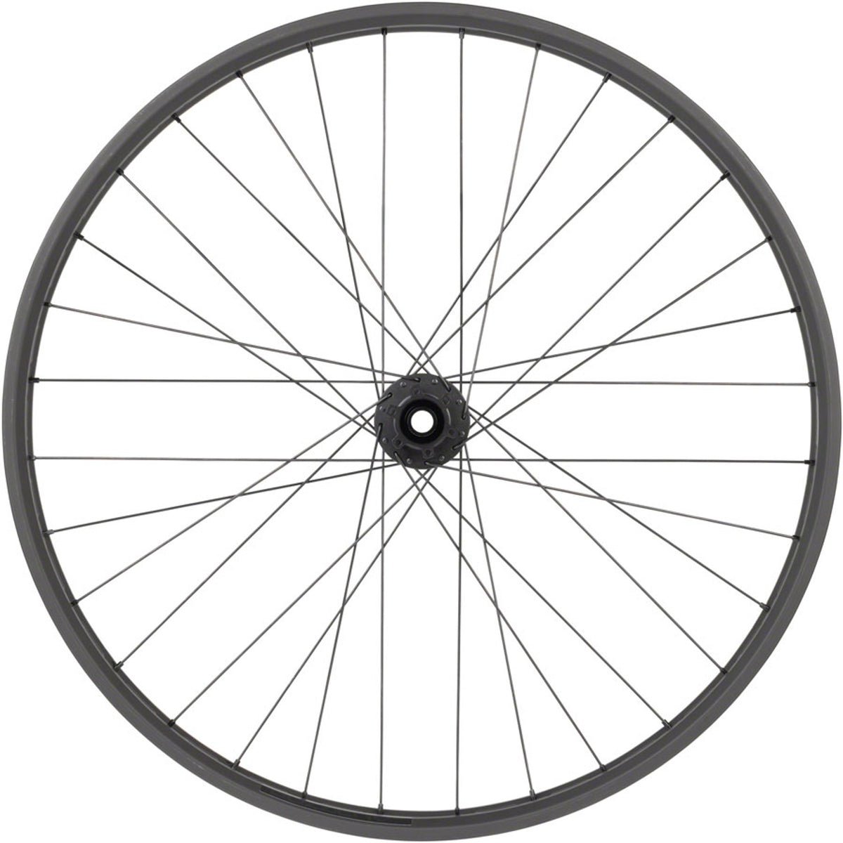 Blizzerk Front Wheel - 6-Bolt - 32H - Black - 6-Bolt Disc - 64mm internal - Tubeless Ready Clincher