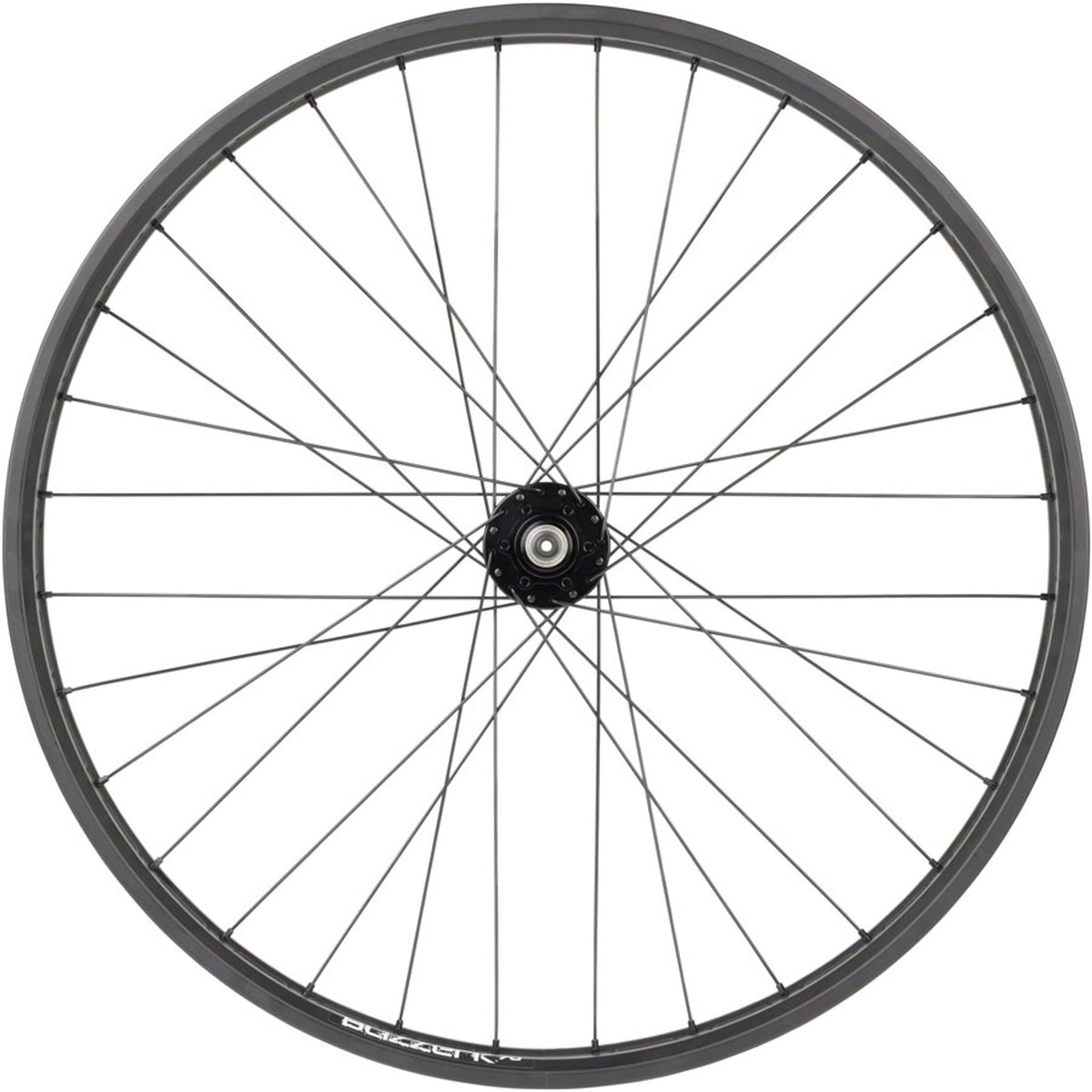 Blizzerk Front Wheel - 6-Bolt - 32H - Black - 6-Bolt Disc - 64mm internal - Tubeless Ready Clincher