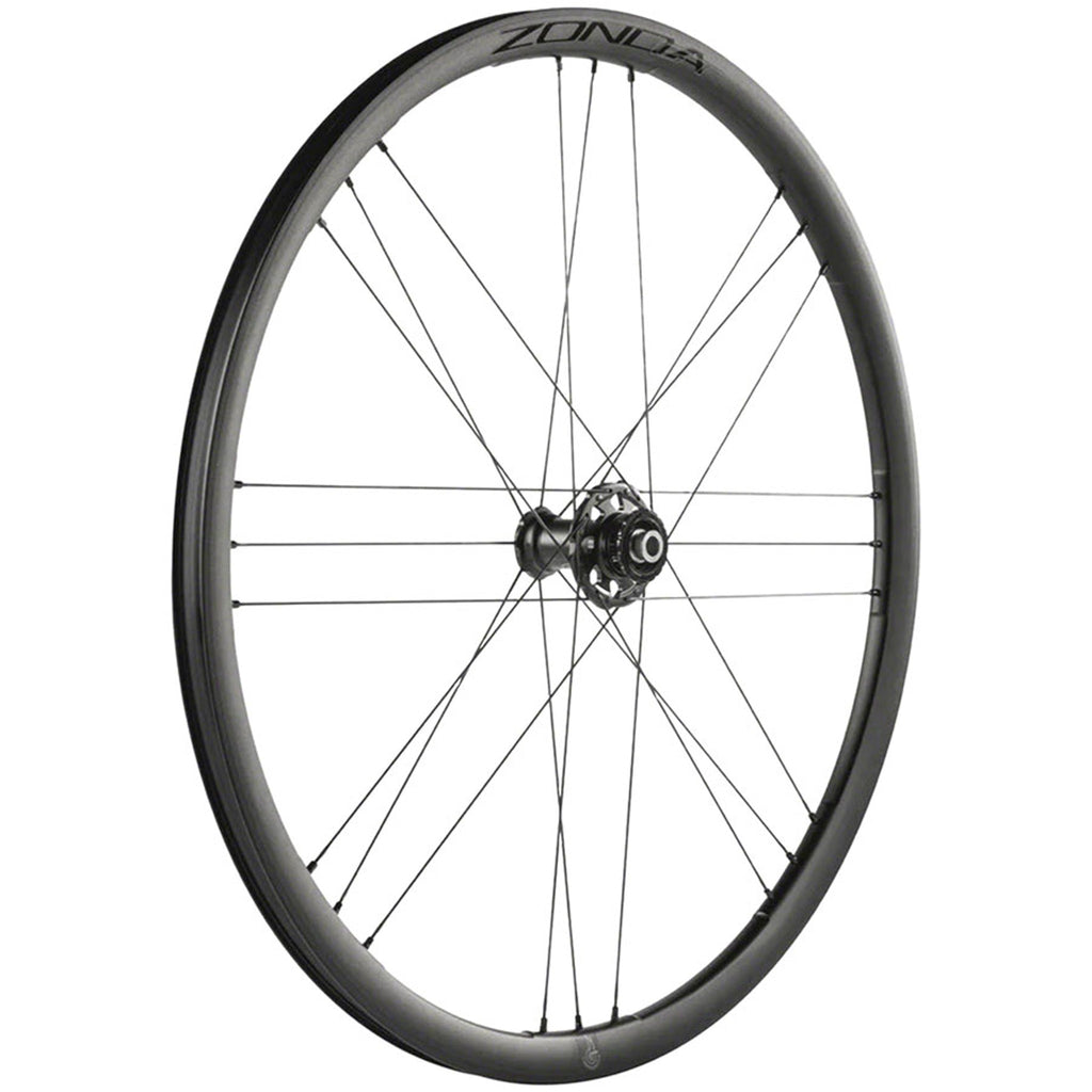 Zonda GT Front Wheel - 700c, 12 x 100mm, Center-Lock, 2-Way Fit, Black