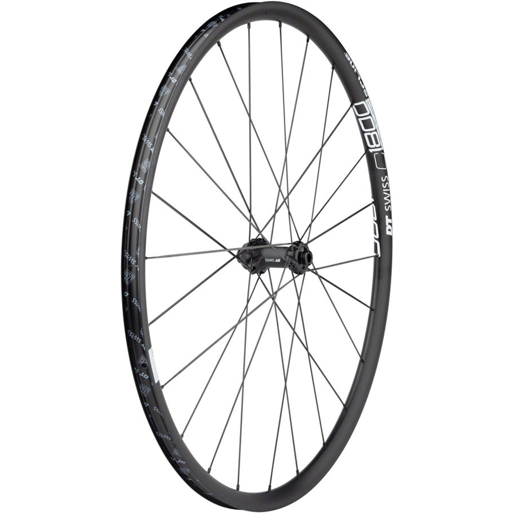 C 1800 Spline Front Wheel - 700, 12 x 100mm, Center-Lock, Black