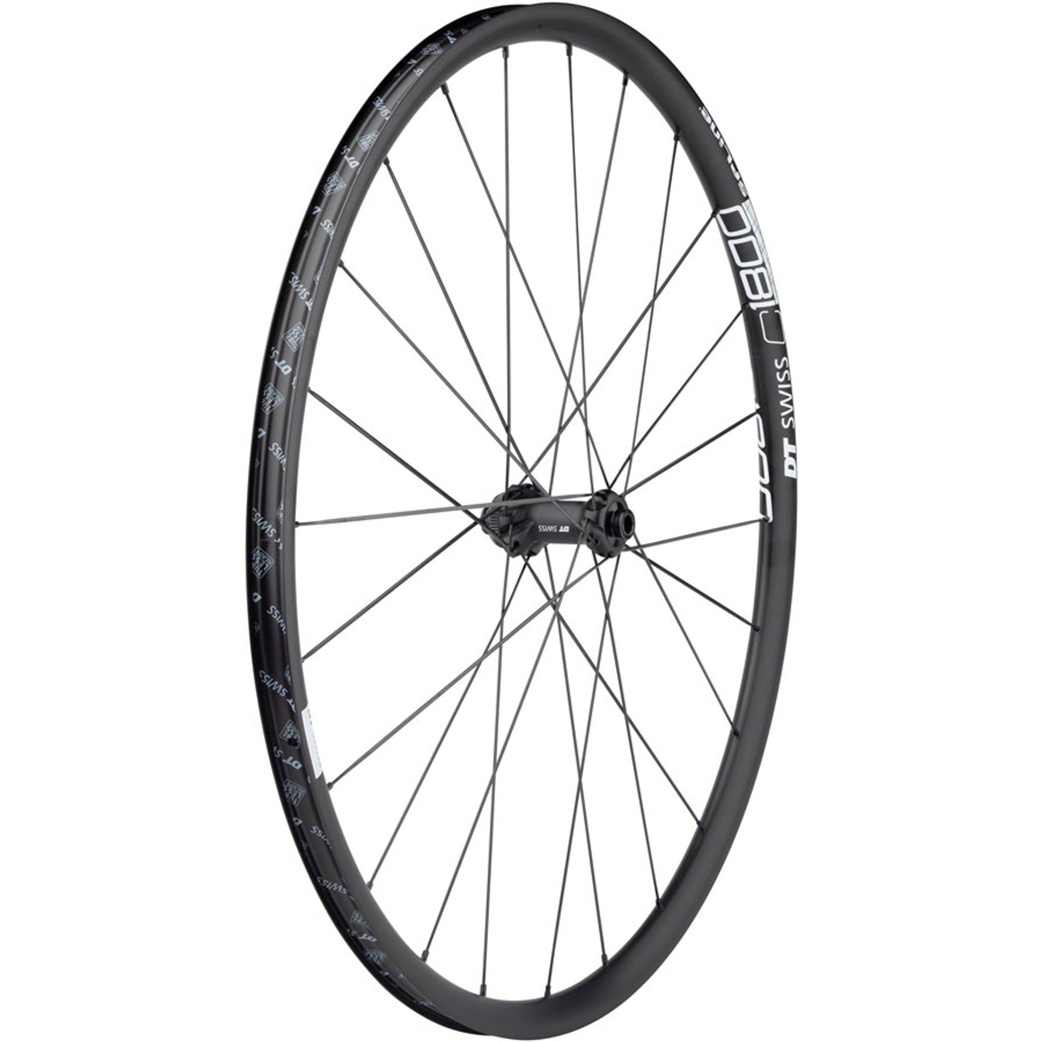 C 1800 Spline Front Wheel - 700, 12 x 100mm, Center-Lock, Black