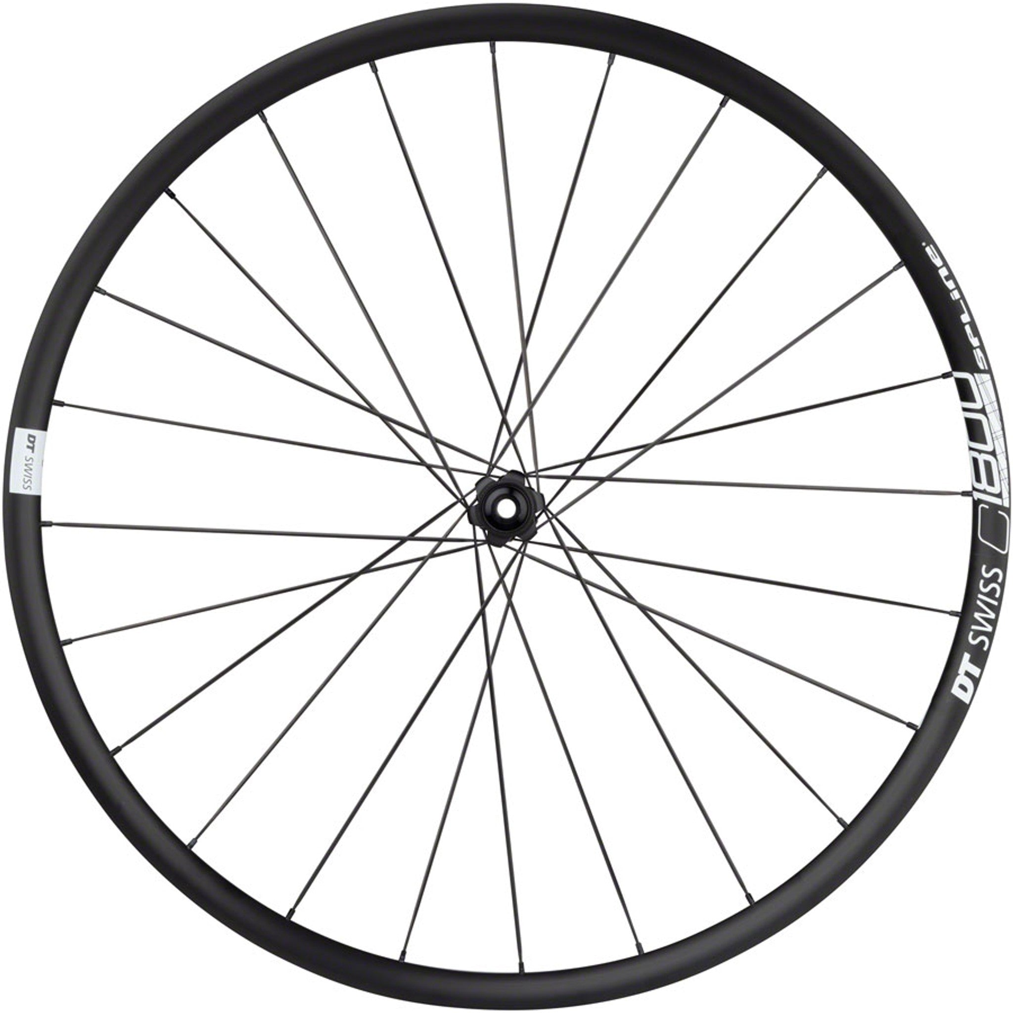 C 1800 Spline Front Wheel - 700, 12 x 100mm, Center-Lock, Black