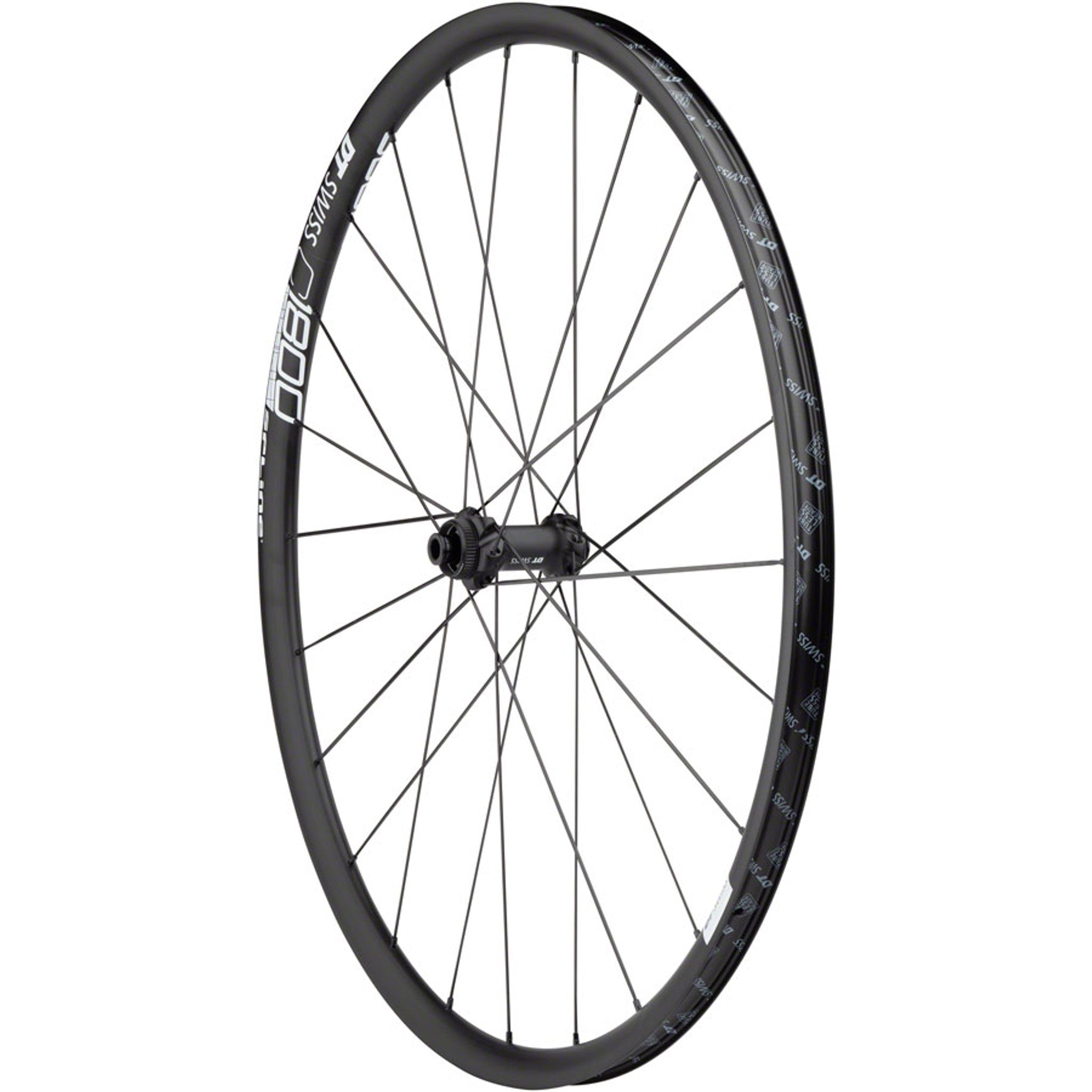C 1800 Spline Front Wheel - 700, 12 x 100mm, Center-Lock, Black