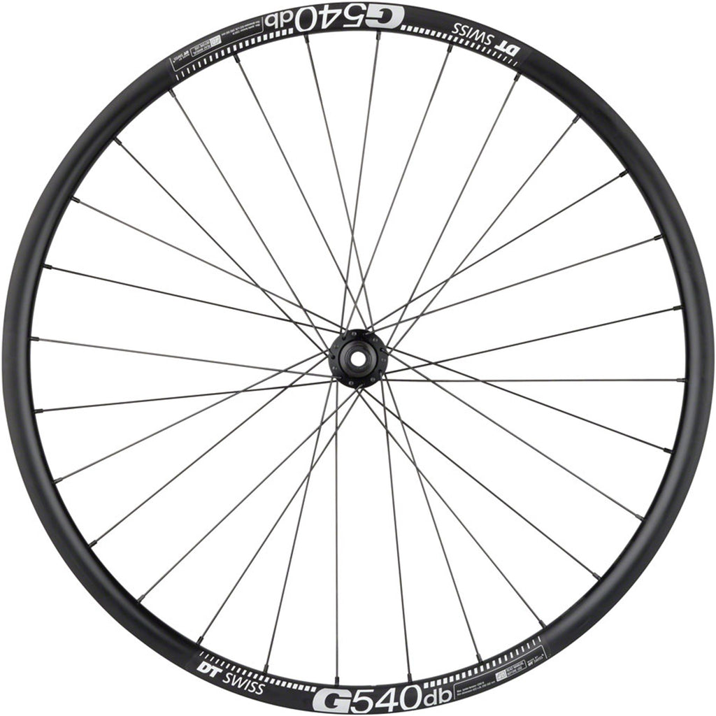 Shimano Tiagra/DT G540 Front Wheel - 700c, 12 x 100mm, Center-Lock, Black, 28H