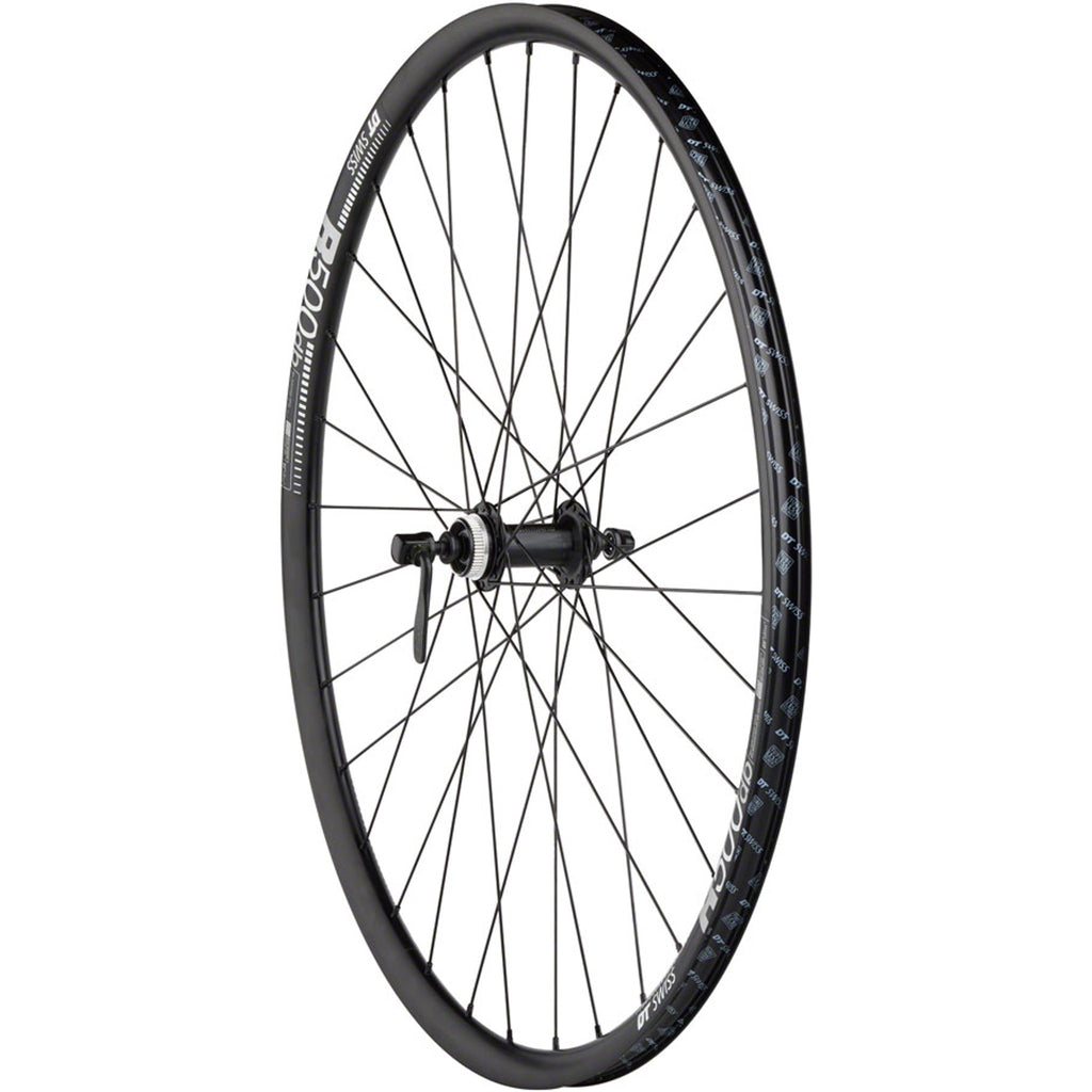 Shimano/DT R500 Wheelset - 700, QR x 100/135mm, Center-Lock, HG 11 MTN, Black, 32h