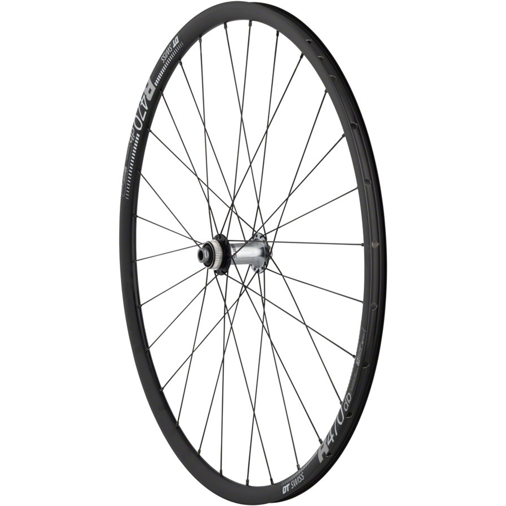 Ultegra/DT R470db Front Wheel - 700, 12 x 100mm, Center-Lock, Black, 28H