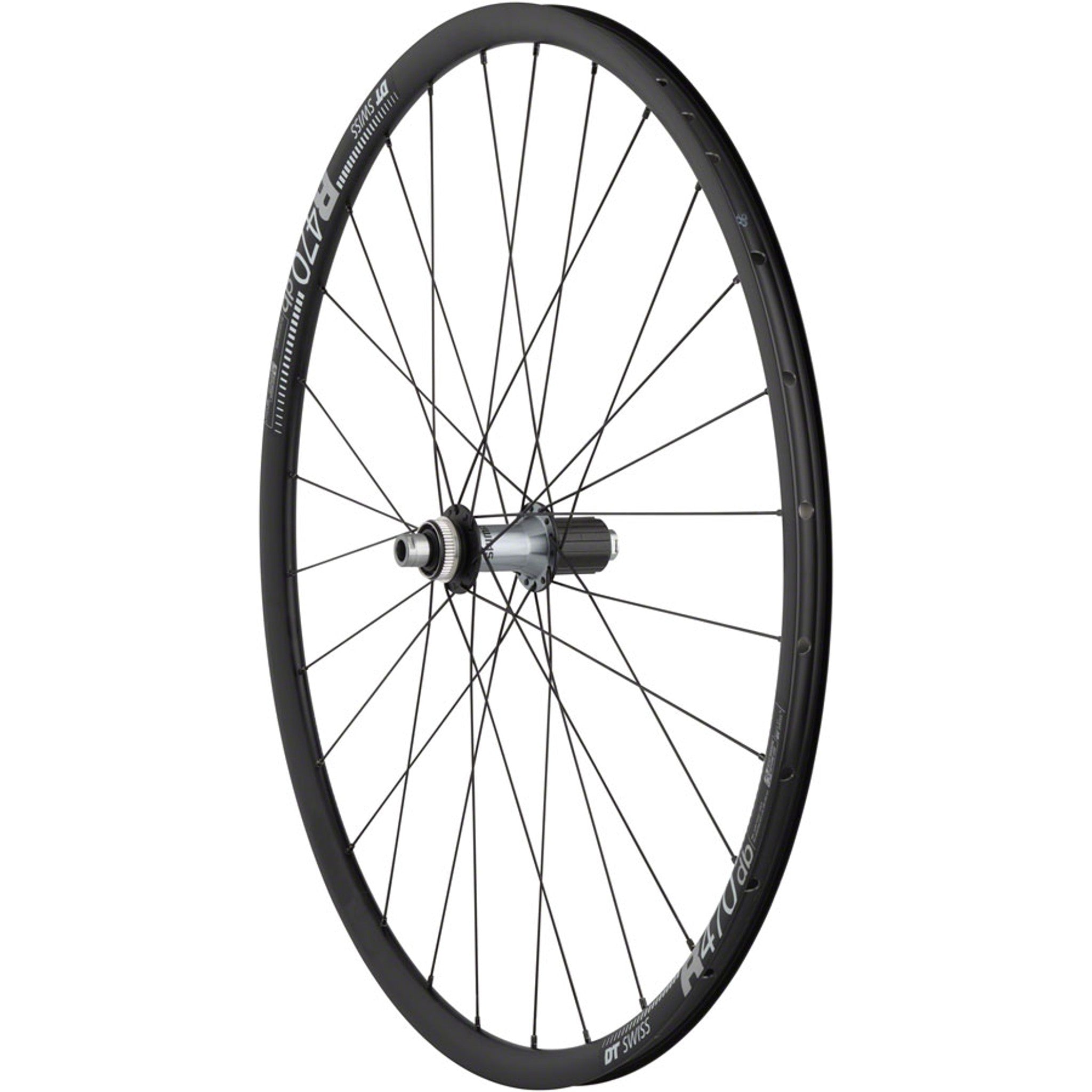 Ultegra/DT R470db Rear Wheel - 700, 12 x 142mm, Center-Lock, HG 11 MTN, Black, 28H