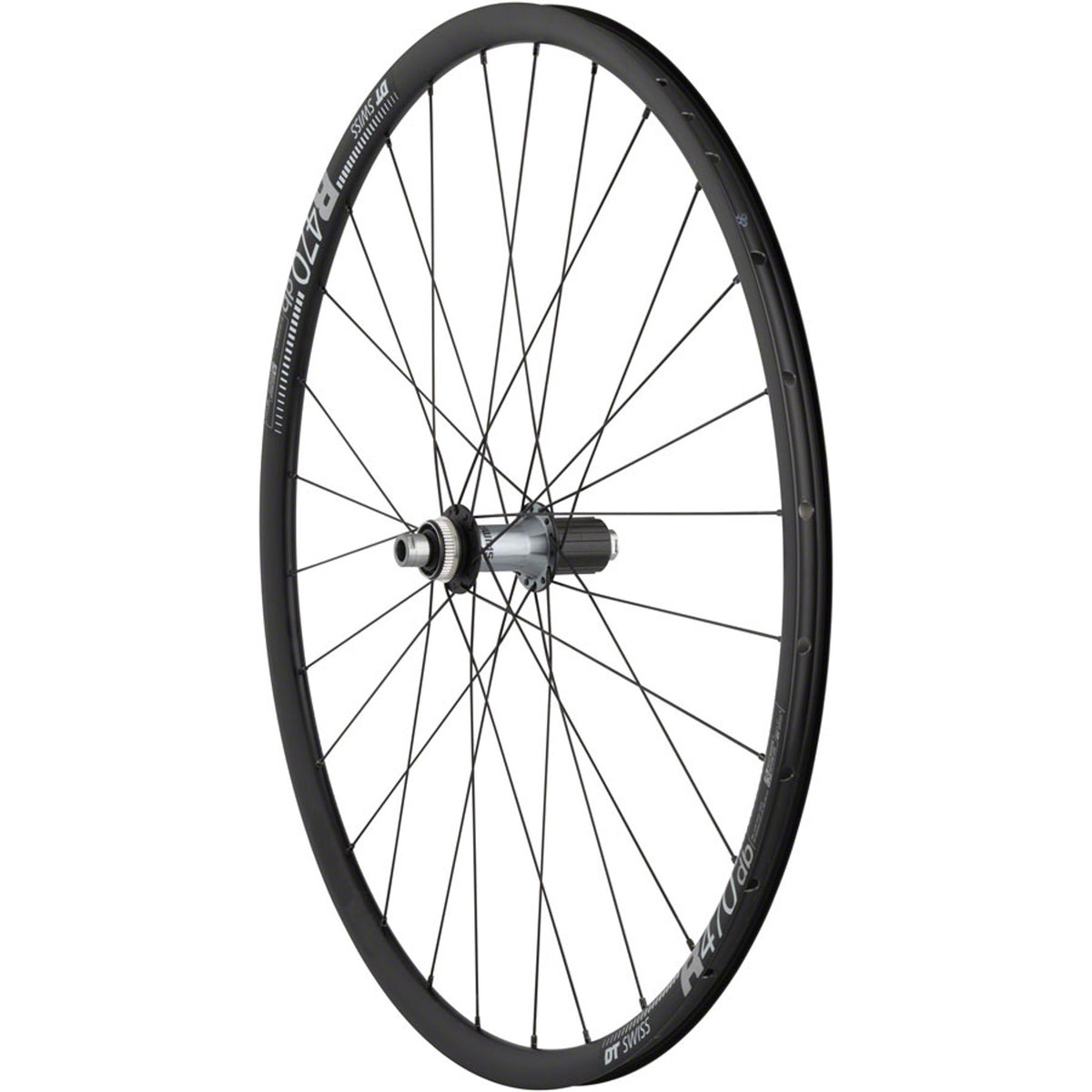 Ultegra/DT R470db Rear Wheel - 700, 12 x 142mm, Center-Lock, HG 11 MTN, Black, 28h