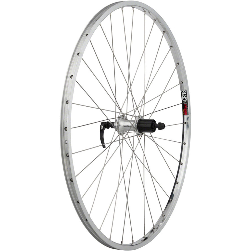 CR-18 Rear Wheel - 27" - Rim Brake - Clincher - 32H - Silver