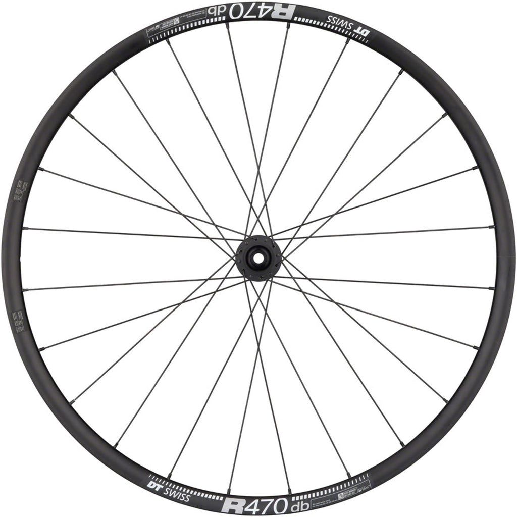 DT 350/DT R470db Rear Wheel - 700, 12 x 142mm, Center-Lock, HG 11 MTN Road, Black, 24H