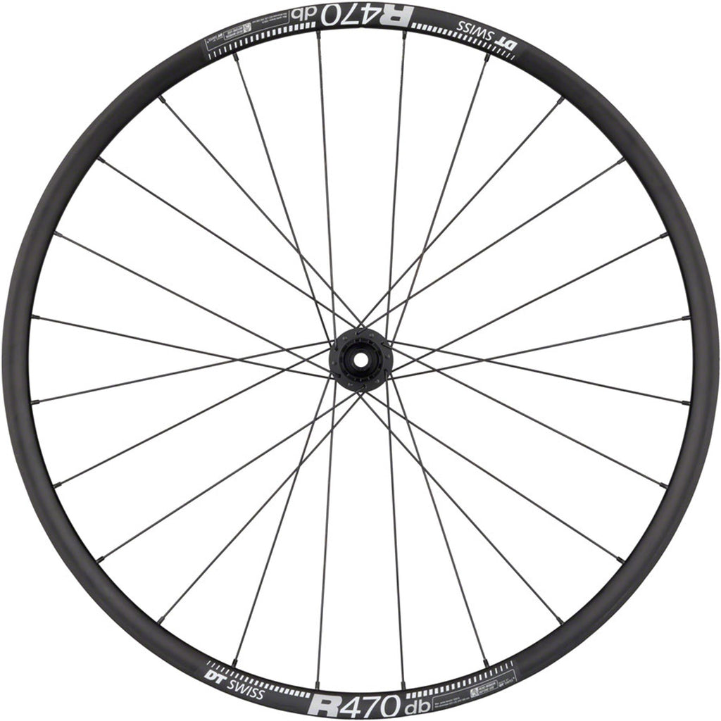 DT 350/DT R470db Rear Wheel - 700, 12 x 142mm, Center-Lock, HG 11 MTN Road, Black, 24H