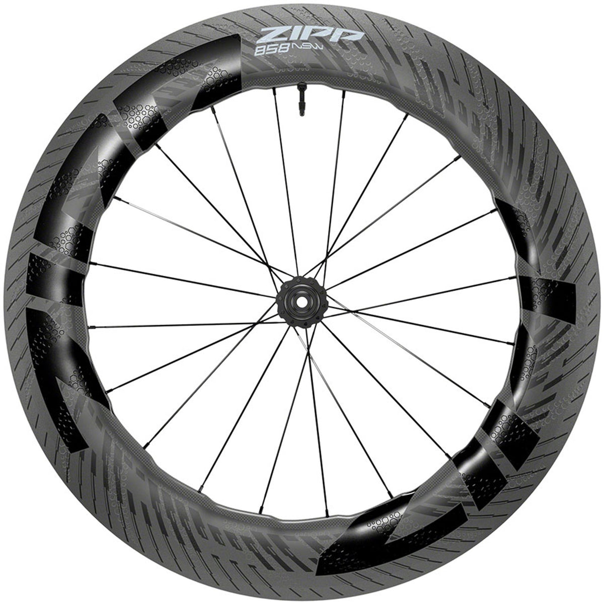 858 NSW Front Wheel - 700, 12 x 100mm, Center-Lock, Tubeless, Carbon, C1
