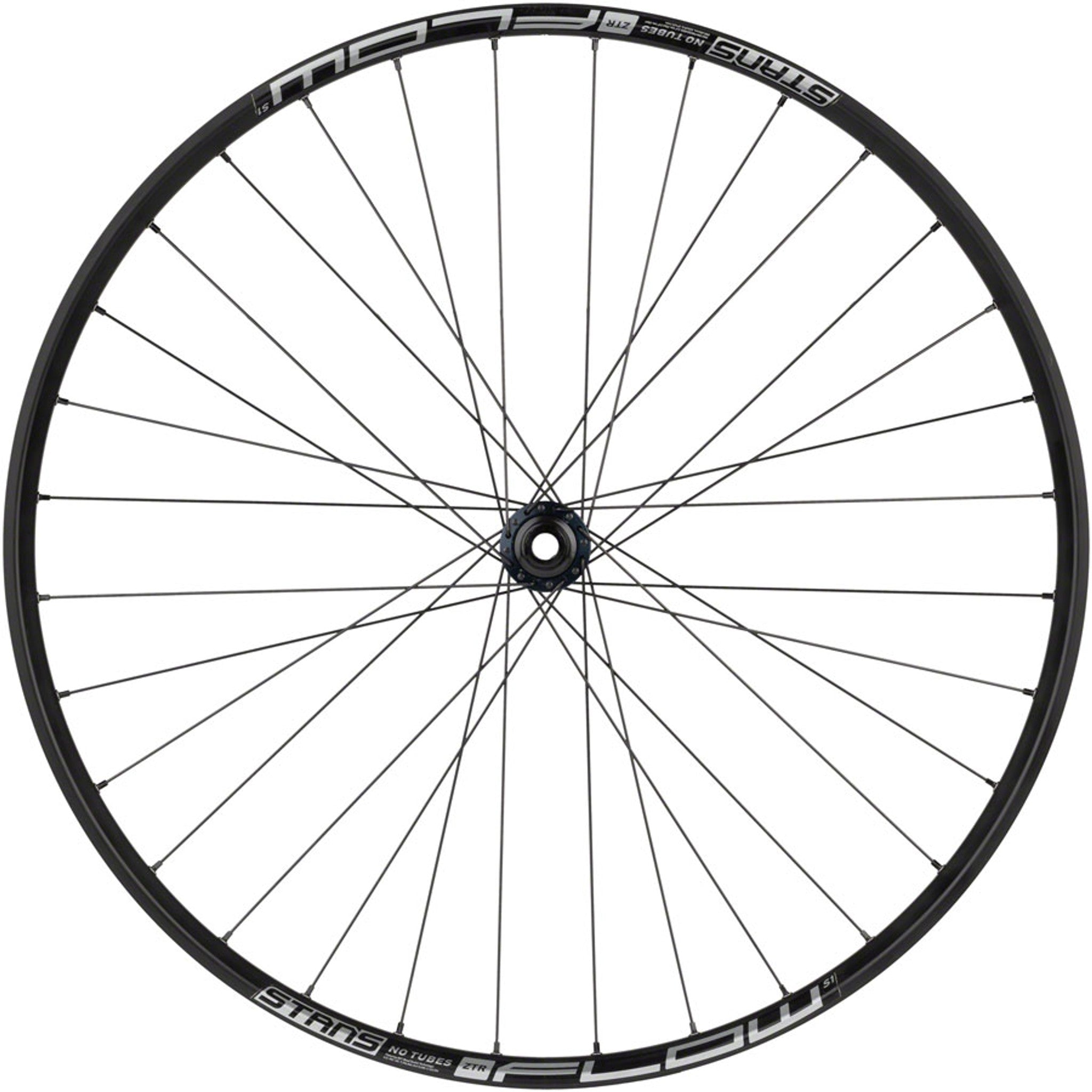 Shimano SLX / Stan's Flow S1 Front Wheel - 29", 15 x 110mm, Center-Lock, Black