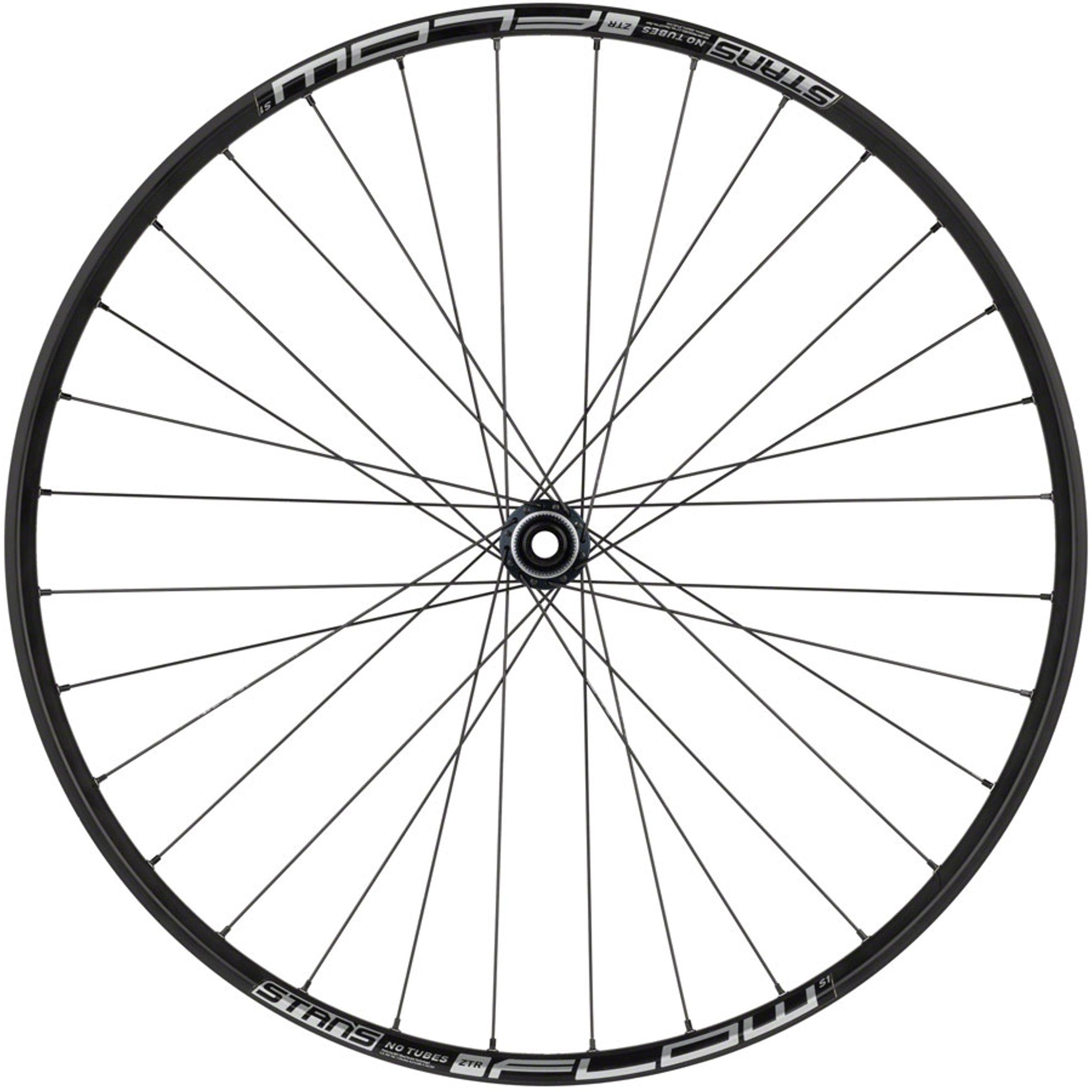 Shimano SLX / Stan's Flow S1 Front Wheel - 29", 15 x 110mm, Center-Lock, Black